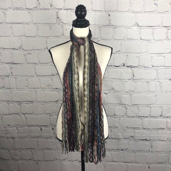 NWT Tickled Pink Acrylic Knit Scarf Sz OS - Picture 1 of 8